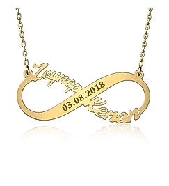 925 ayar kadın isim tarih kolye gold
