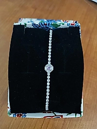 Kadın Zirkon taşlı mor taşlı bileklik