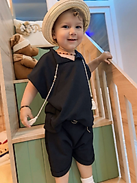 Pamuklu Yazlık Salas Püskül Detaylı Sortlu Takım