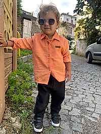 Müslin Pamuklu Gömlek Pantolon Takım