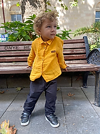 Müslin Pamuklu Gömlek Pantolon Takım