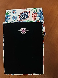 Kadın Zirkon taşlı kalpli yüzük